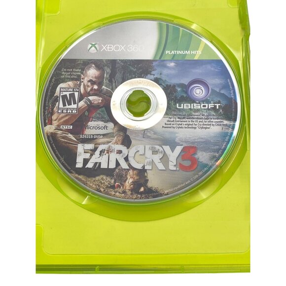 Far Cry 3 Xbox 360 Platinum Hits Game Ubisoft Complete With Case & Manual Best S - Picture 3 of 4